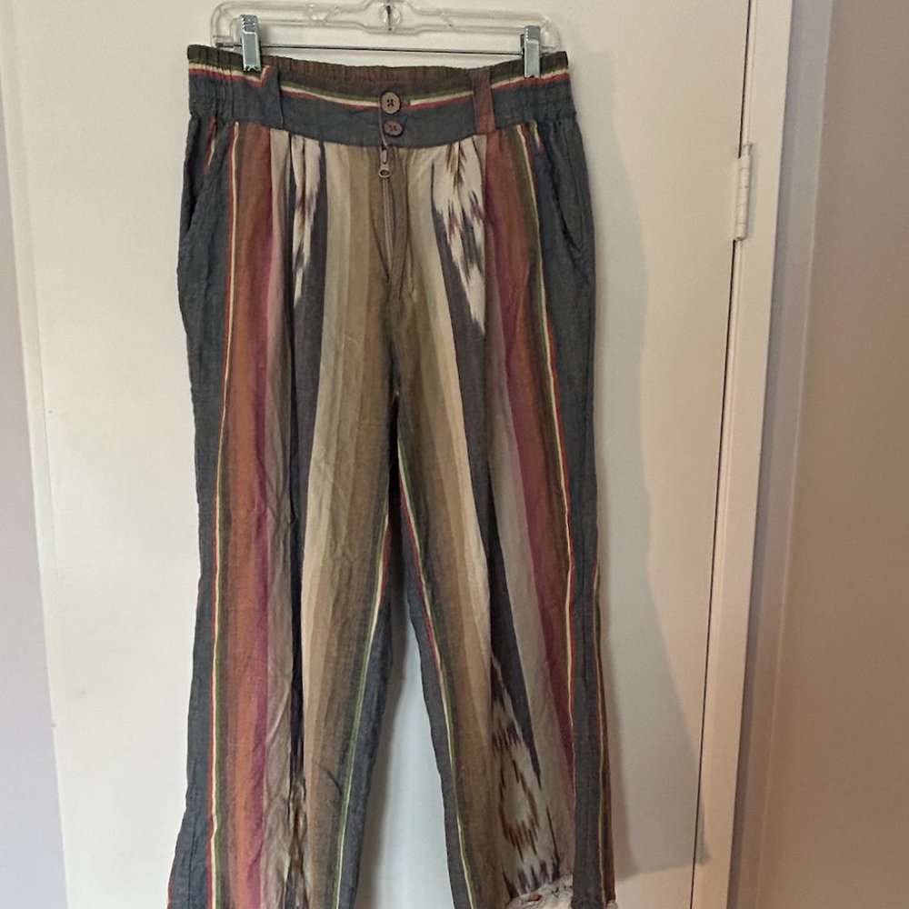 Faherty Organic Cotton Striped Hippie Pants